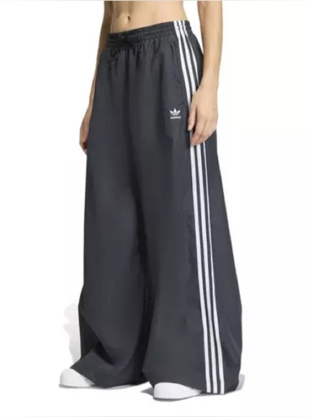 🖤 ADIDAS ADILENIUM TRACK PANTS OVERSIZED BLACK 🖤